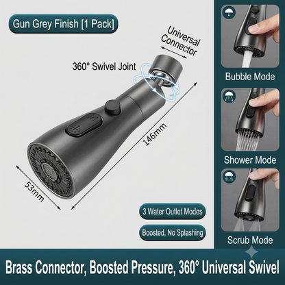 🔥360° Rotating Tap Extender with 3 Water Flow Modes for Effortless Cleaning