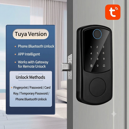 🔥First 100 orders get 50% OFF!🔥Automatic Fingerprint Smart Lock with Cat Eye Capture, Password Spherical Auxiliary Door Lock