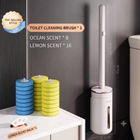 Toilet Brush + 8 Ocean + 16 Lemon Pods