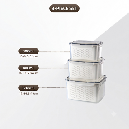 🔥Limited-time 50% off✨Refrigerator Organizer Box - Stackable Fruit Storage Container