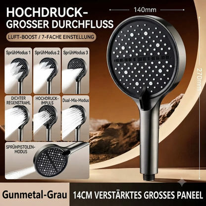🔥50 % RABATT | Hochdruck-Duschkopf mit verstellbarem Strahl – 15-cm-Duschfläche & 7 Strahlmodi für ein unvergleichliches Duschvergnügen! 🚿✨