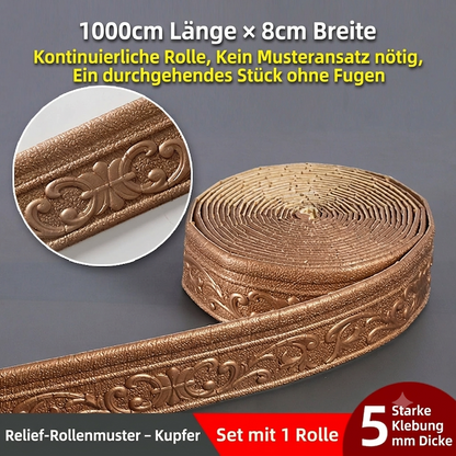 ✨50 % RABATT✨3D-selbstklebende Schaumverkleidungsleisten | Wandbordüren, Sockelleisten, Deckenleisten, Eckleisten für die Wohnraumdekoration