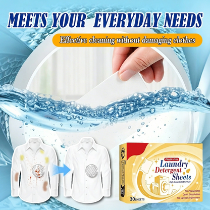 🔥First 100 orders get 50% OFF!🔥Household Deep Clean Laundry Bubble Sheets No Residue