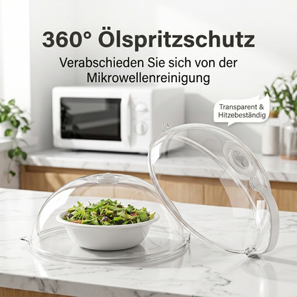 🔥 50 % RABATT 🌟 Mikrowellengeeignete, spritzwassergeschützte Lebensmittelabdeckung