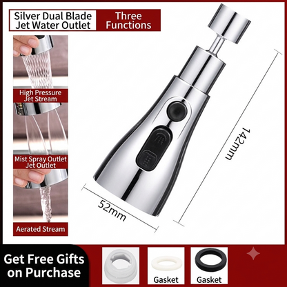 🔥360° Rotating Tap Extender with 3 Water Flow Modes for Effortless Cleaning