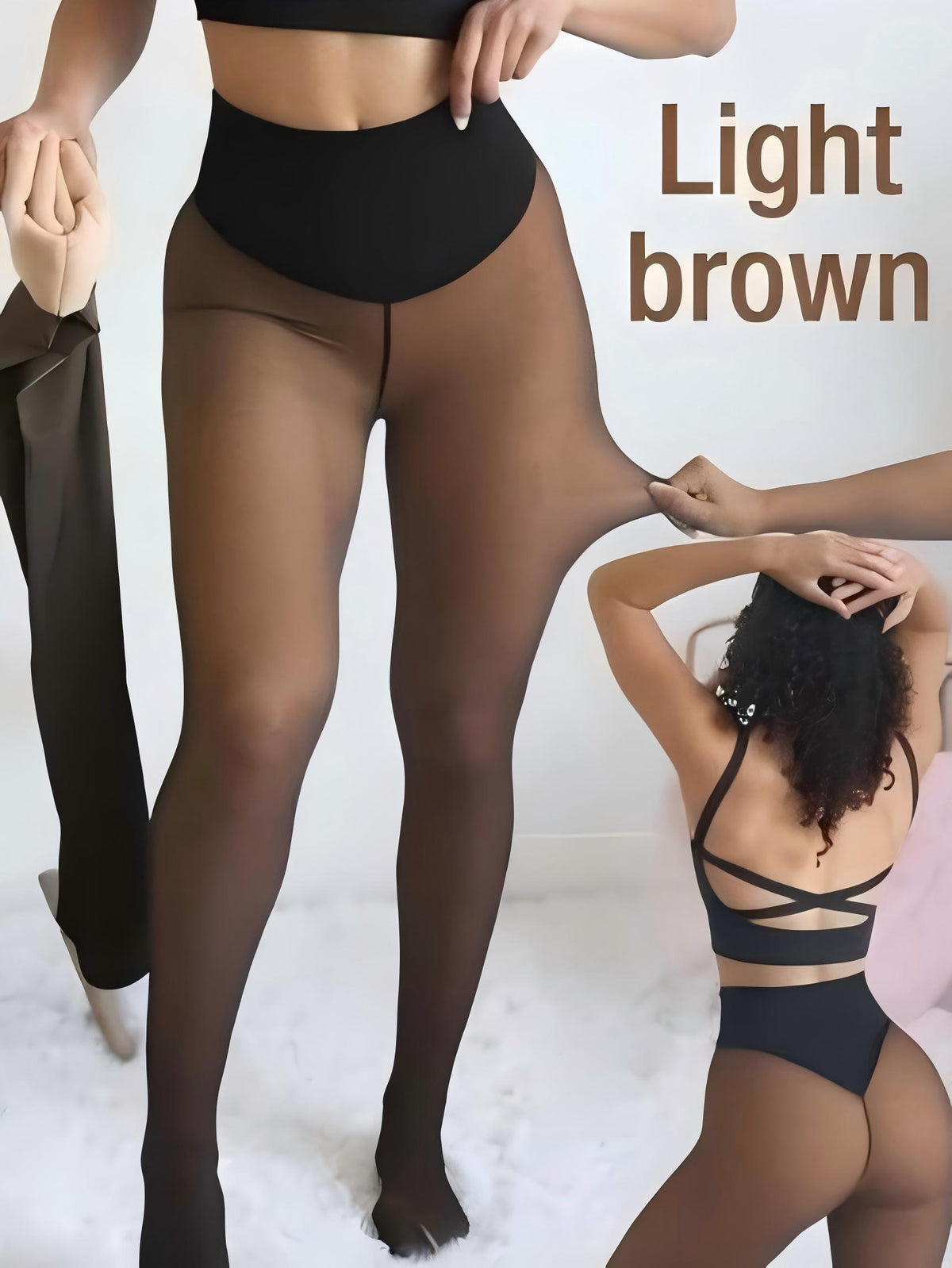 🔥✨Thermal-Effect Shaping Sheer-Look Leggings