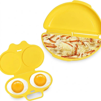 🔥 Half-price offer for the first 50 customers 🔥 2-in-1 Microwave Egg Cooker – Make omelets and egg cups in under 3 minutes.