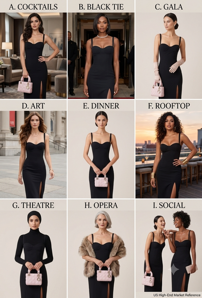 ✨50%off✨2026 Spring Summer Women Luxury Slim Split Lace Up Cami Dress Casual Sleeveless Dress