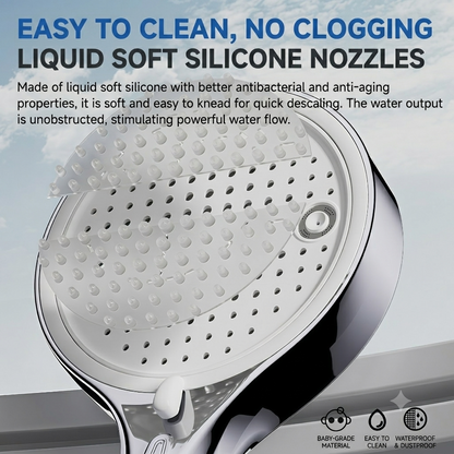 🔥🔥50%off🚿2026 upgraded booster high-flow shower head set with filter for bathroom bathing