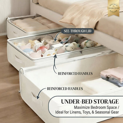 ✨50% OFF NOW!✨ Foldable under-bed storage bag with zippered opening