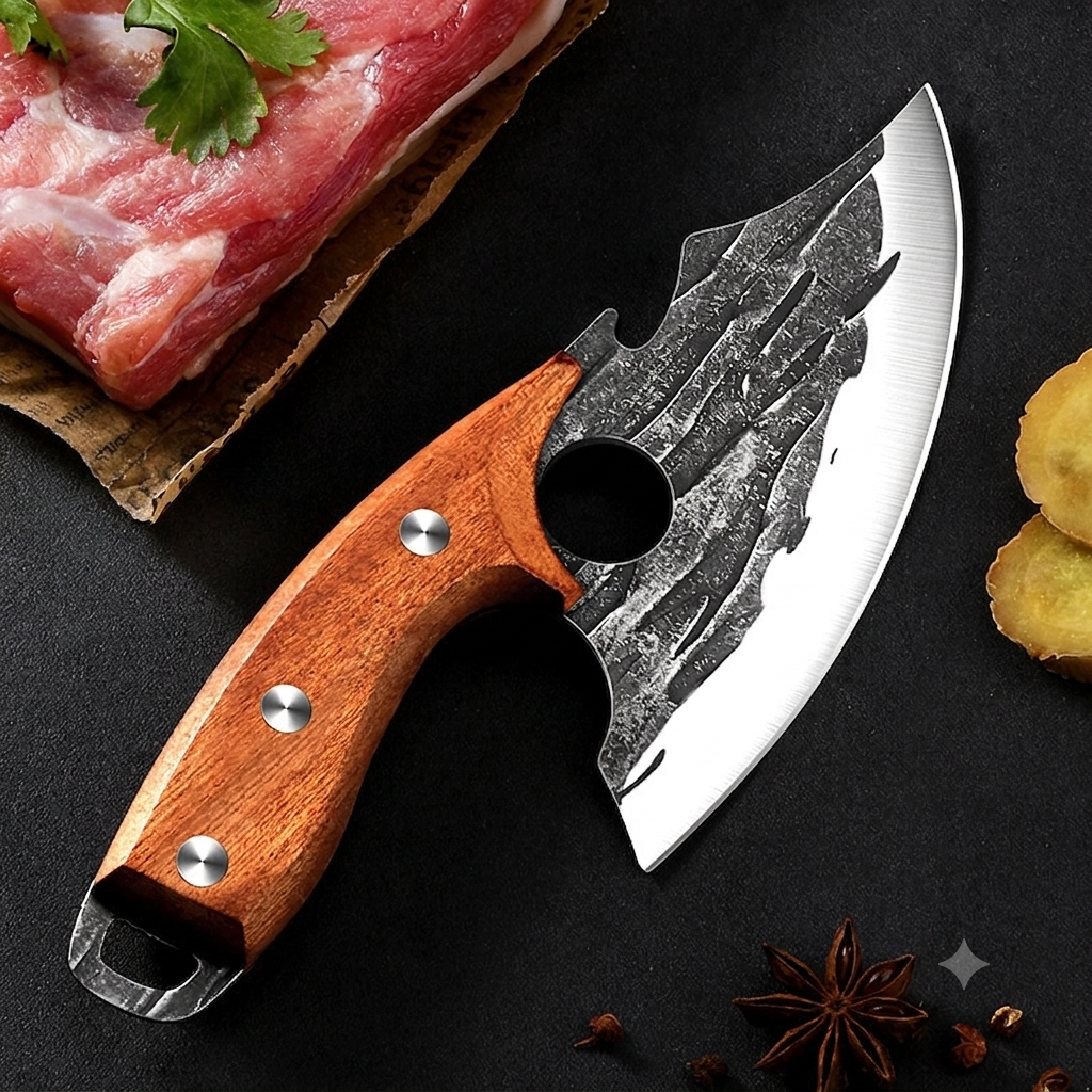 ✨Limited-time 50% off🔥Premium Hand-Forged Chef's Knife & Cleaver Set