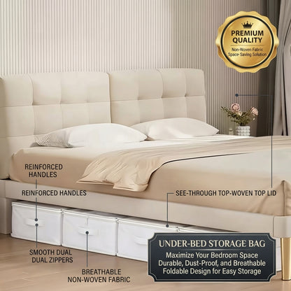 ✨50% OFF NOW!✨ Foldable under-bed storage bag with zippered opening