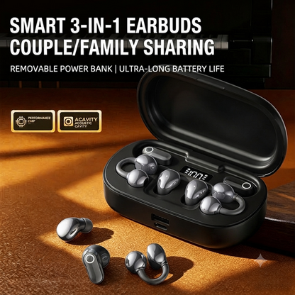 🔥TODAY ONLY! 50% OFF🔥2026 Clip-On Sleep Wireless Earbuds | 6 Pack, Phone Charging & Noise Reduction