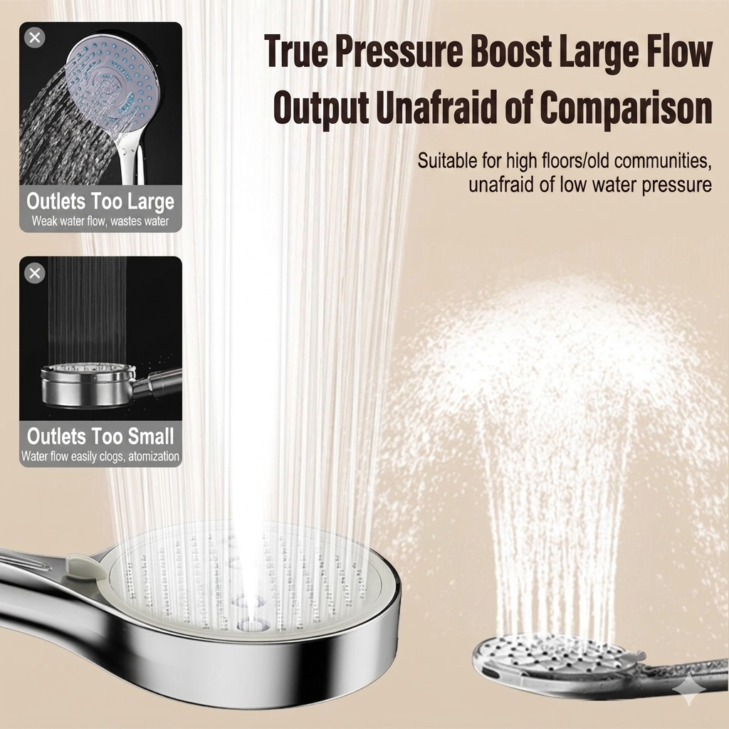 2026 New Release🔥 50% OFF🔥 6-Mode High Pressure Shower Head