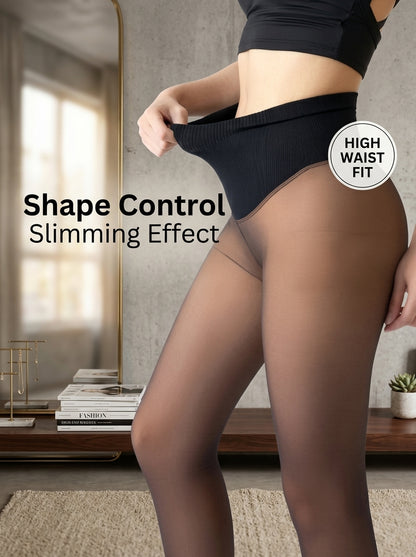 🔥✨Thermal-Effect Shaping Sheer-Look Leggings