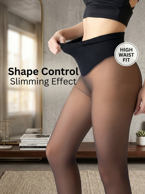 🔥✨Thermal-Effect Shaping Sheer-Look Leggings