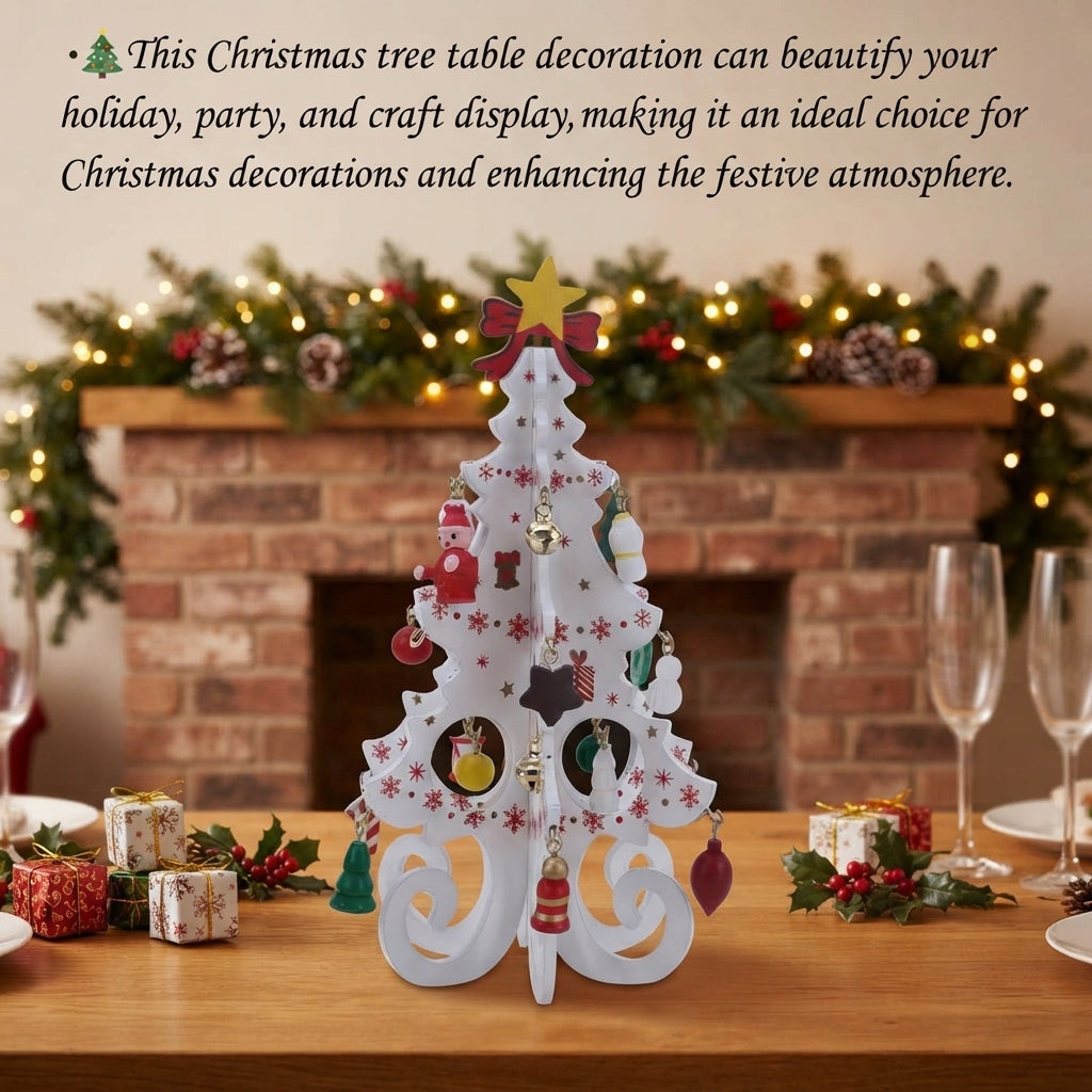 🎄 50% OFF NOW! 🎅 DIY Wooden Christmas Tree Ornament Set
