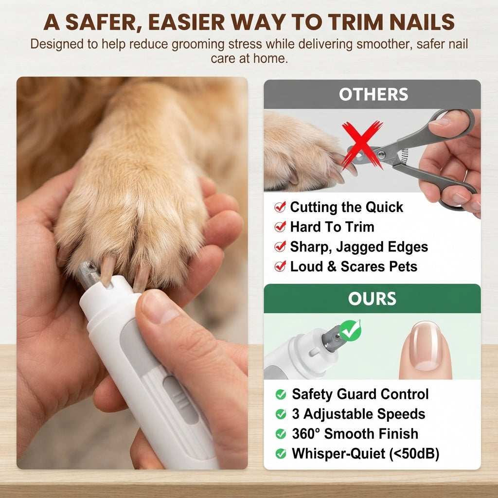 🥳 Half-Price Offer 🐶 Electric Pet Nail Grinder