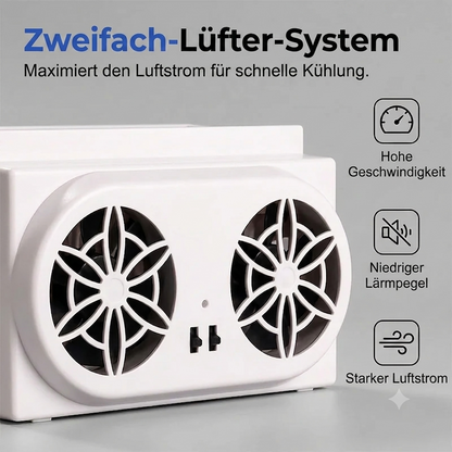 🧊50 % RABATT🧊Solarbetriebener Auto-Abluftventilator
