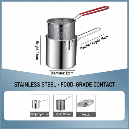 🔥LAST DAY SALE 54% OFF🎁304 Stainless Steel Multifuntional Fryer
