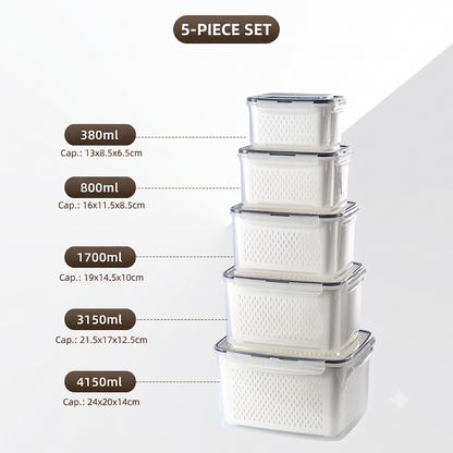 🔥Limited-time 50% off✨Refrigerator Organizer Box - Stackable Fruit Storage Container