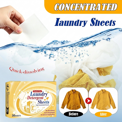 🔥First 100 orders get 50% OFF!🔥Household Deep Clean Laundry Bubble Sheets No Residue