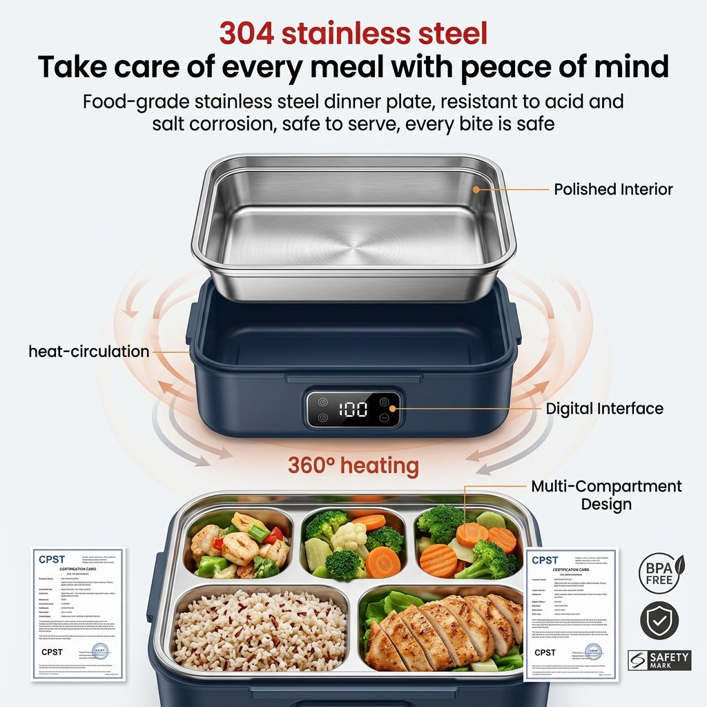 🍱 50% OFF NOW! 🔌 Portable Electric Lunch Box  🥣