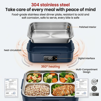 🍱 50% OFF NOW! 🔌 Portable Electric Lunch Box  🥣