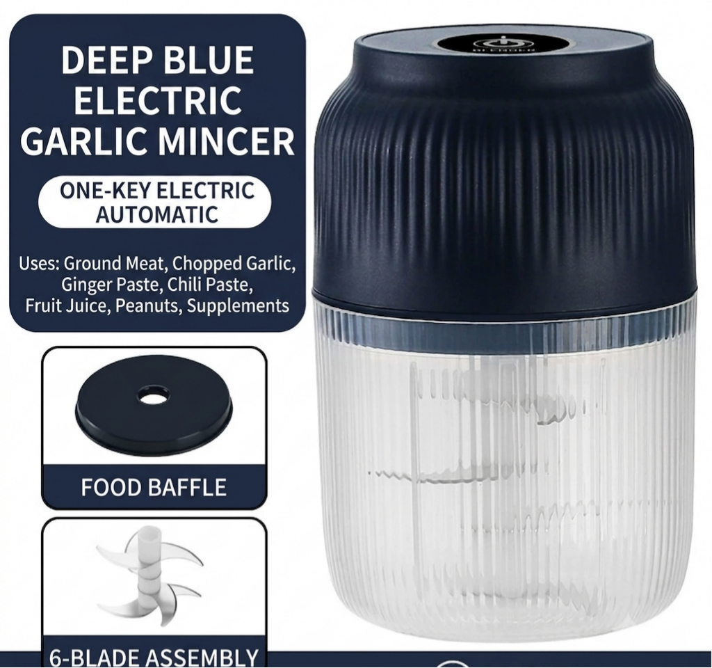 🔥50%off🔥USB Rechargeable Wireless Mini Food Chopper, Electric Blender for Garlic, Meat & Baby Food