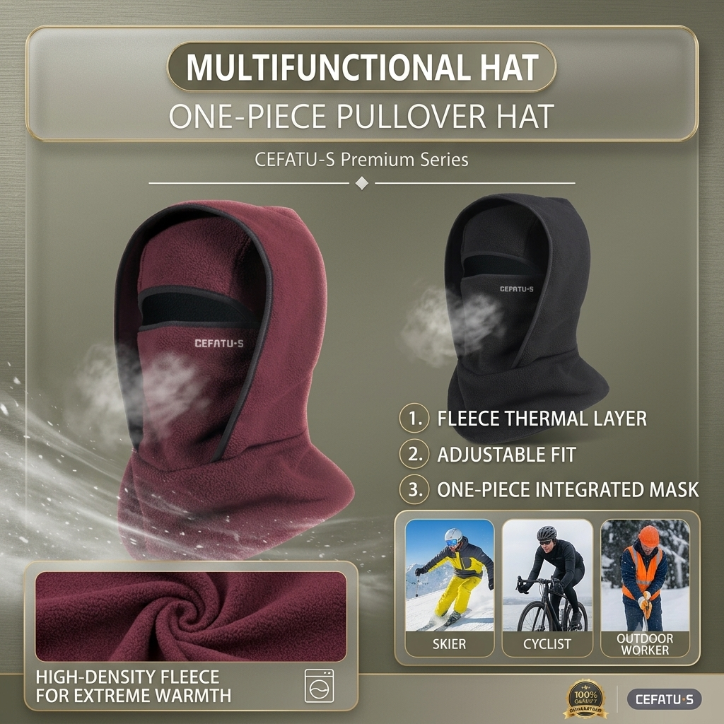 🏆Off-season sale❄️ 3-in-1 Thermal Ski Mask & Neck Warmer