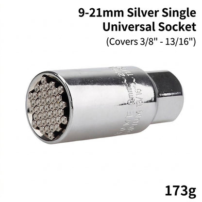 ⚙️ 7–19mm Universal Socket – Self-Adjusting Tool for Nuts & Bolts🧰