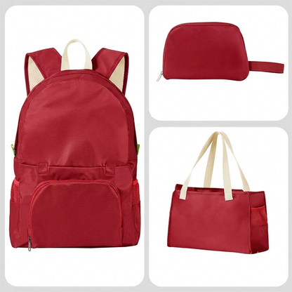 🔥First 50 customers enjoy 50% off 🔥Foldable multi-functional backpack/handbag (3-in-1 travel bag)