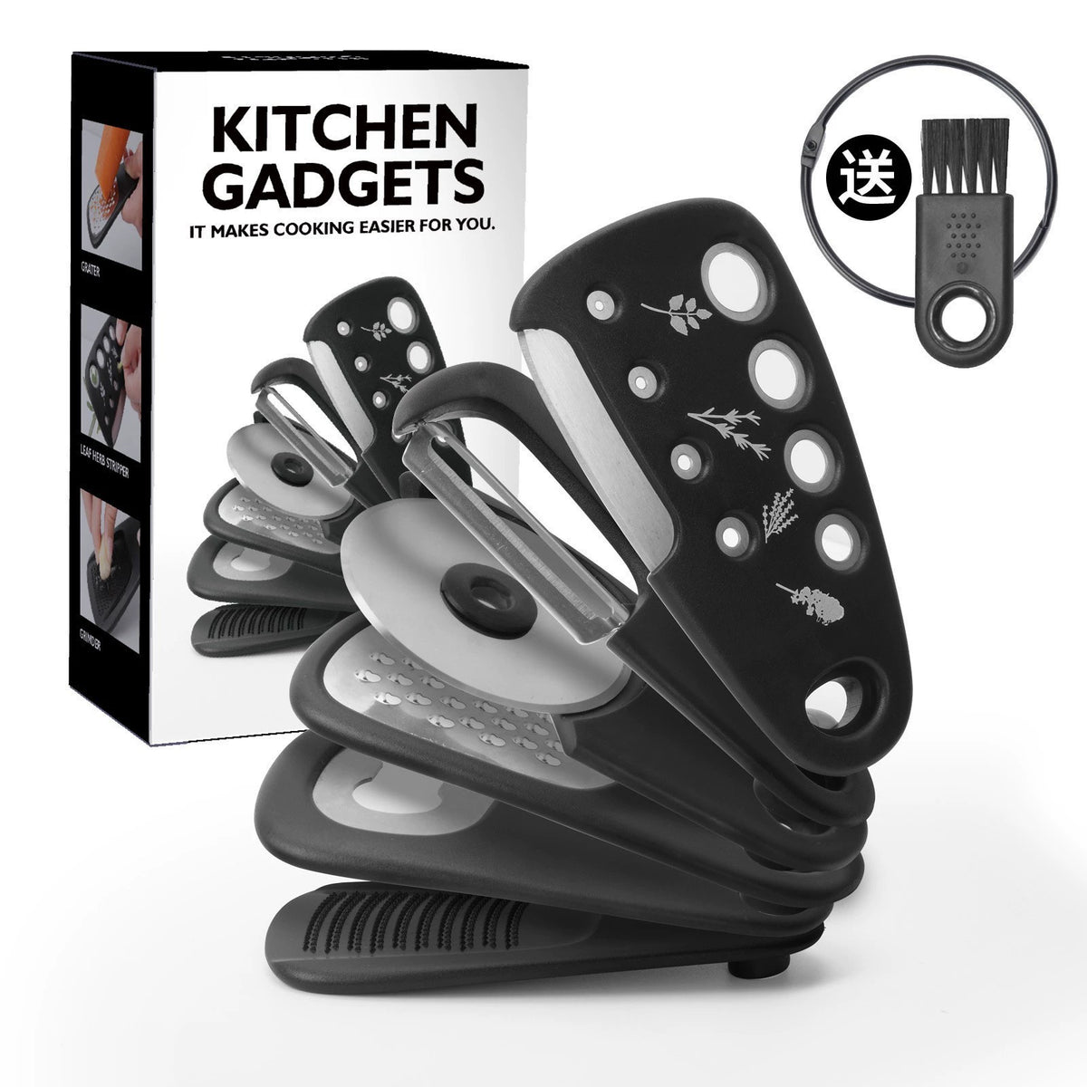 ⏳Limited time: 50% off⏰ 6-in-1 Stackable Kitchen Utensil Set🍳🧰