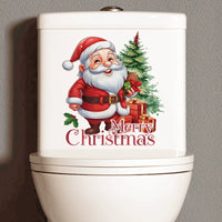 Cartoon Santa Toilet Decals‑5 Pack