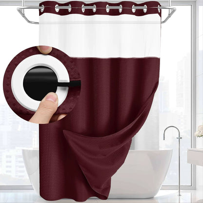 ✨50%OFF💥No-Hook Shower Curtain