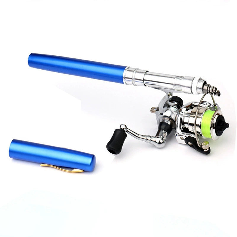 🔥Today Only | 50% OFF🔥Metal Spinning Reel Pen Fishing Rod‑1.6m Extended Length 🎣