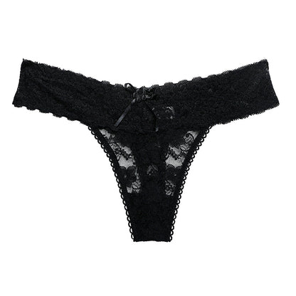 ✨Buy 1 Get 1 Free✨Women's thin, breathable, seamless thong panties with sexy lace, hollow-out cross straps and bikini design