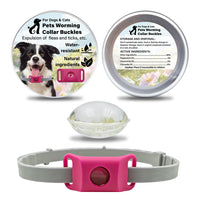 Pink Repellent Clip (2 Capsules) + 1 Silicone Dog Collar