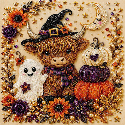 🔥Last Day 50% OFF 👻✨Halloween Ghost Pearl Art DIY Kit
