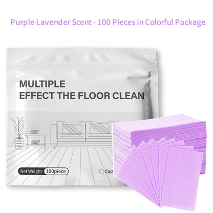 🧹 50% OFF NOW!✨ 100-Pieces Multi-Effect Floor Cleaning Sheets – Powerful Stain Removal & Fresh Scent 🌿