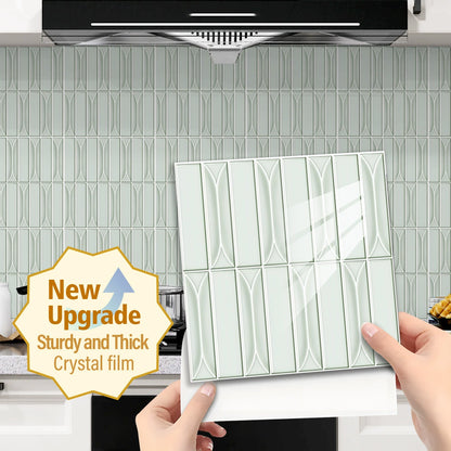 🔥 Today Only | 50% OFF ✨Thickened Self-Adhesive Wall Stickers, Waterproof & Oilproof Kitchen Tile Stickers for Kitchen & Bathroom