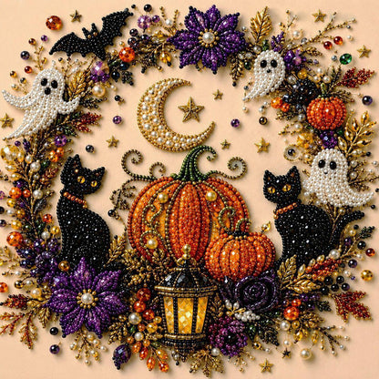 🔥Last Day 50% OFF 👻✨Halloween Ghost Pearl Art DIY Kit