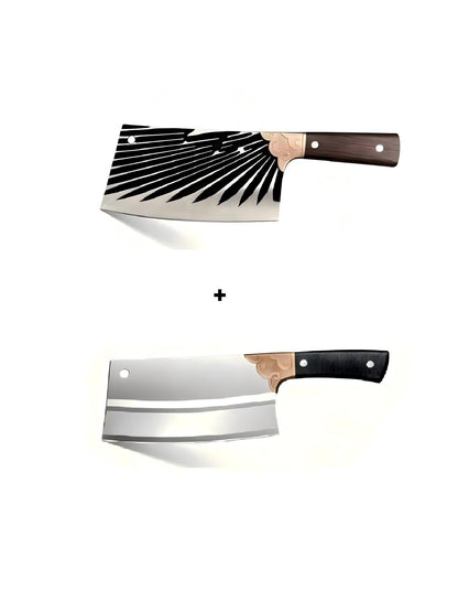 ⚡ 50% off 🔪 Stainless steel dual-purpose kitchen knife (chopping and slicing)