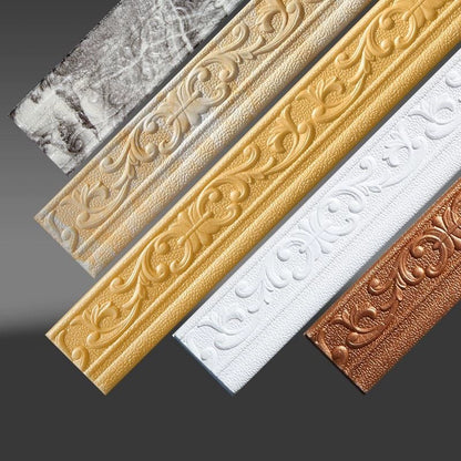 ✨50%off✨3D Self-Adhesive Foam Molding Trim | Wall Border, Skirting Board, Ceiling Crown Molding, Corner Line for Home Decor