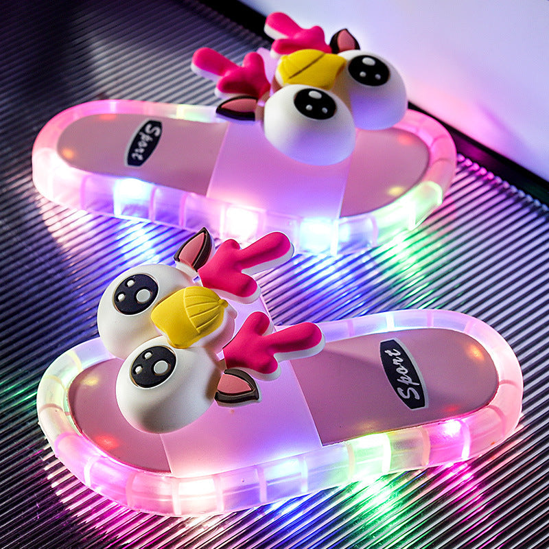 🔥Last Day Sale 50% OFF⏰🩴👀Cute Slippers With Cartoon Motifs That Glow👣🎁