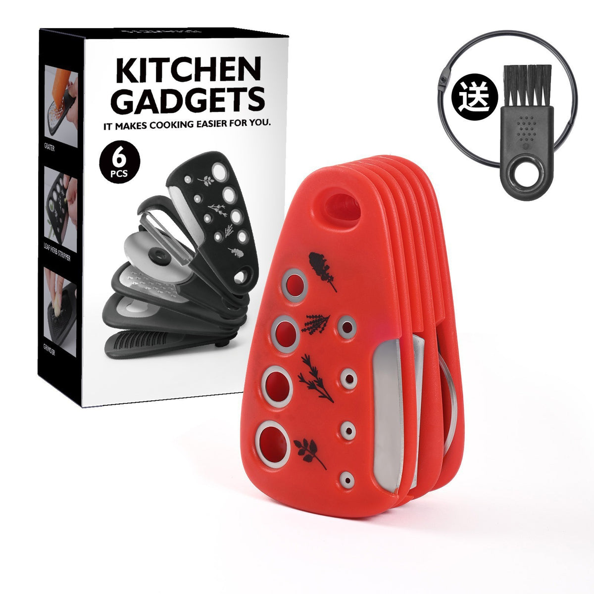 ⏳Limited time: 50% off⏰ 6-in-1 Stackable Kitchen Utensil Set🍳🧰