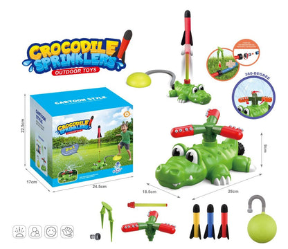🔥50%off   Kids Baseball Launch Rocket Sprinkler Outdoor Lawn Water Toy