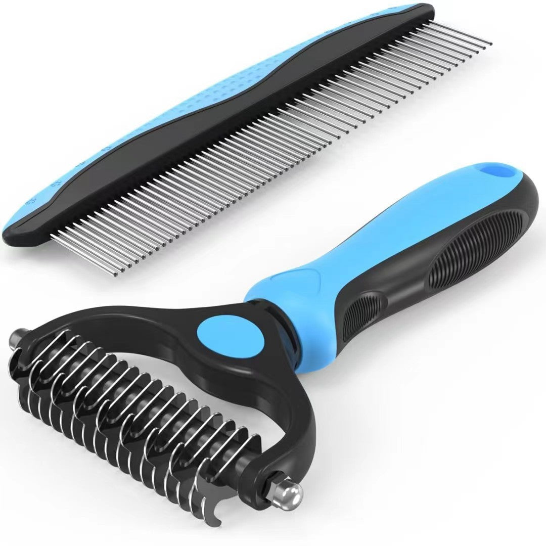 🎁New Arrival 50% OFF💥 2-in-1 Deshedding & Dematting Pet Brush