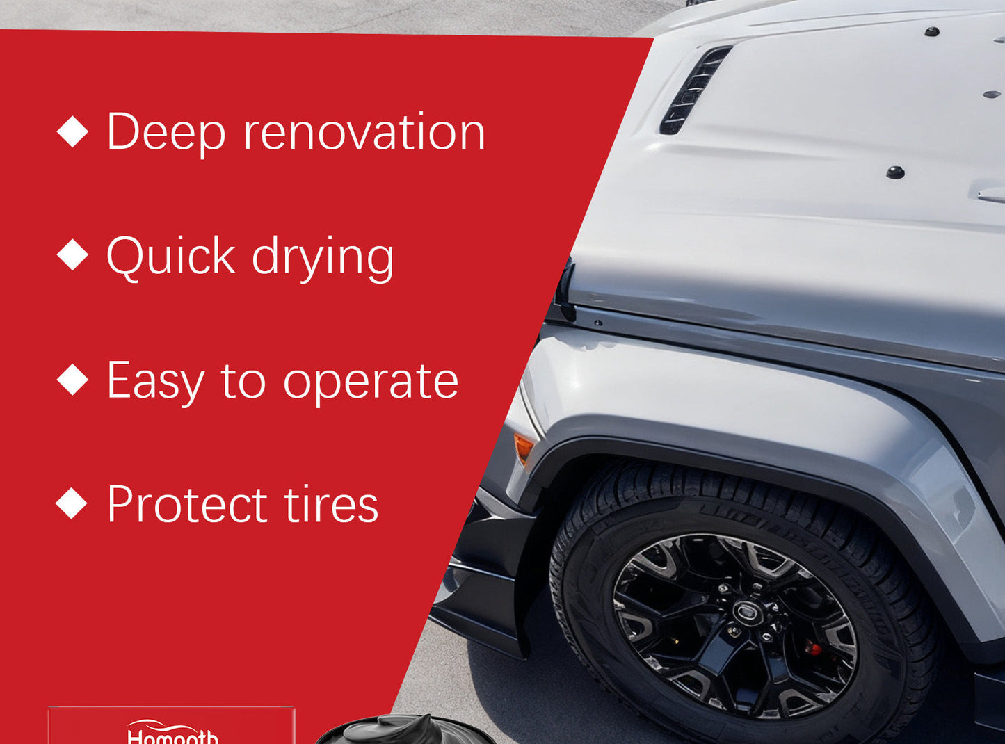 Buy 1 Get 1 Free🔥 – Perfect for Daily Cars, Off-Road Trucks & Classic Car Tire Care