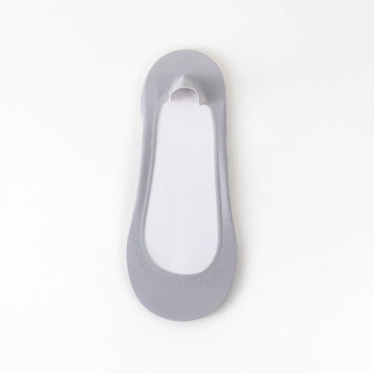 Cushioned No-✨50%off 🧦Show Socks for Women | Non-Slip Ice Silk Invisible Boat Socks with Double Sponge Footpads
